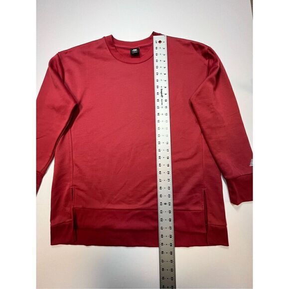 New Balance High Low Split Hem French Terry Tunic Length Sweatshirt Size Large - Picture 4 of 8